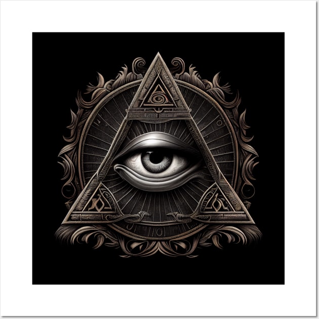 Eye of Providence Wall Art by EventHorizon